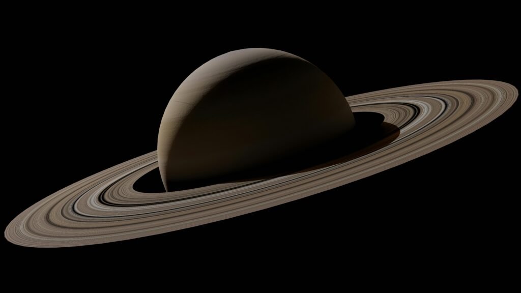 Shani Dev Saturn astrology illustration